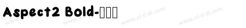 Aspect2 Bold字体转换